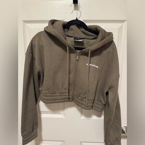 Alphalete CLASSIC CAPITAL FULL-ZIP CROP JACKET NWOT